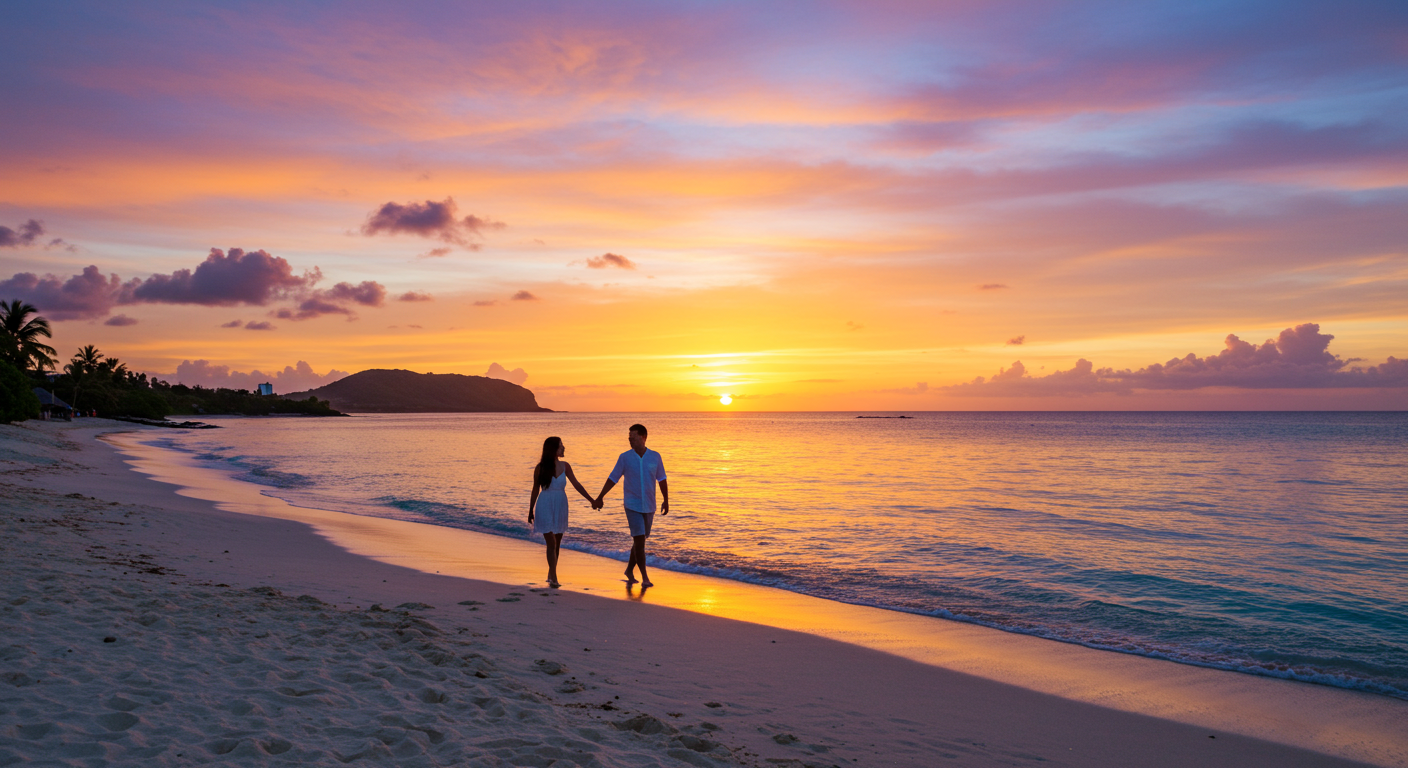 私があなたといる理由美しい夕暮れの海