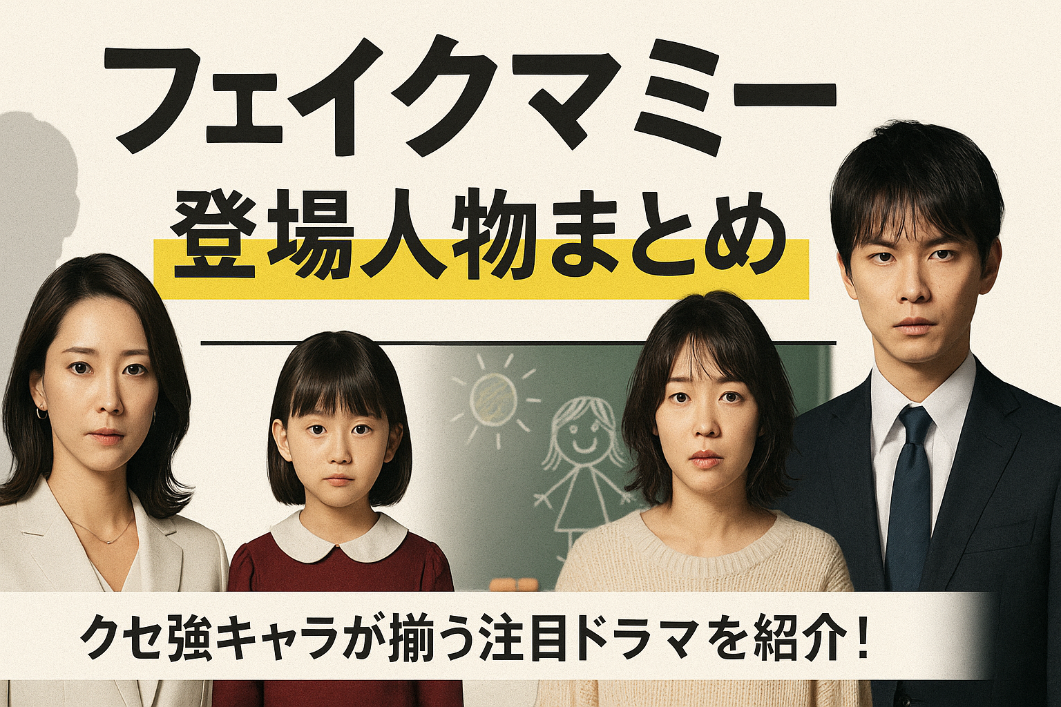 フェイクマミー登場人物まとめアイキャッチ