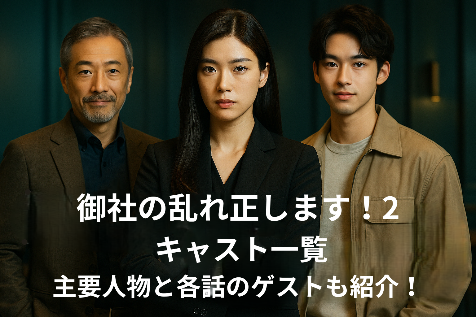 御社の乱れ正します！２キャスト一覧アイキャッチ