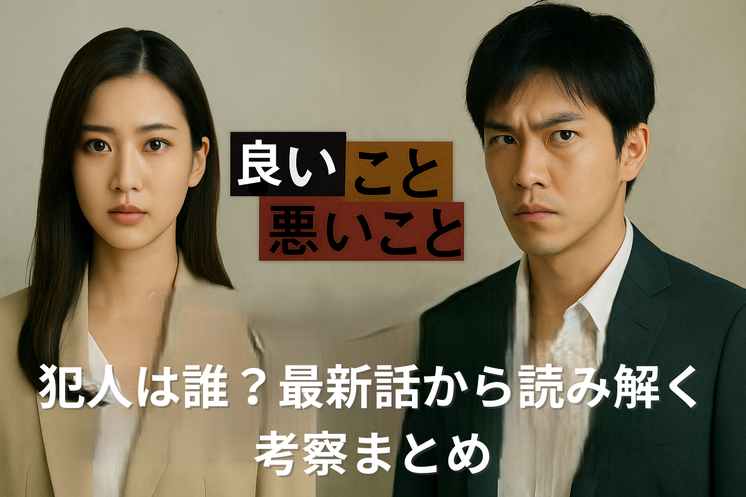 良いこと悪いこと犯人考察アイキャッチ