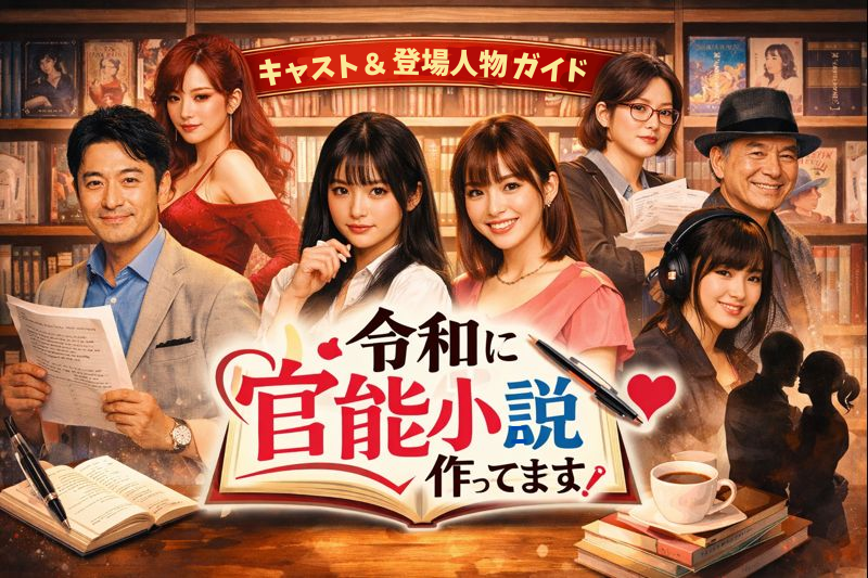 令和に官能小説作ってますキャスト一覧アイキャッチ